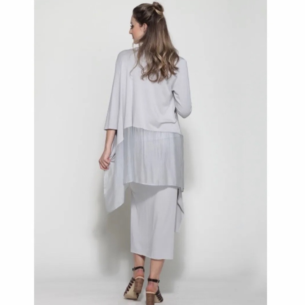 Beau Jours 2 Pieces Asymmetrical Shirt Dress And Matching Tunic Size M NEW